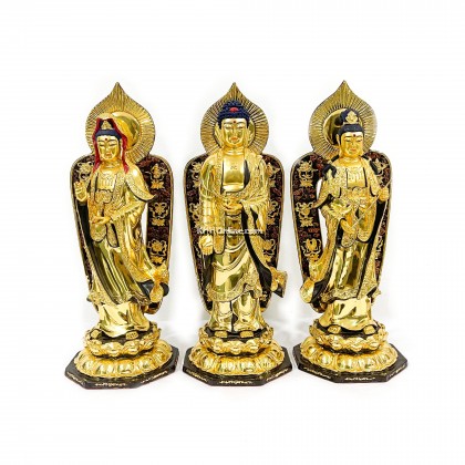 镀金西方三圣（套）