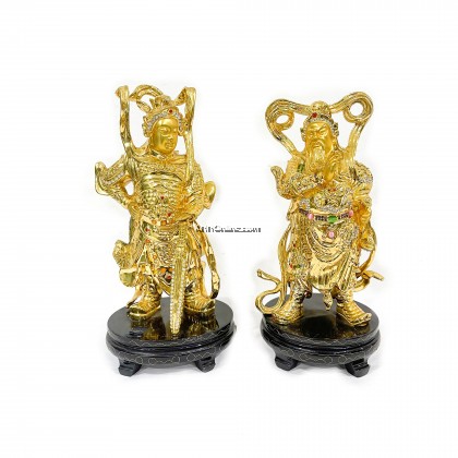 镀金韦陀、关帝（一尊）